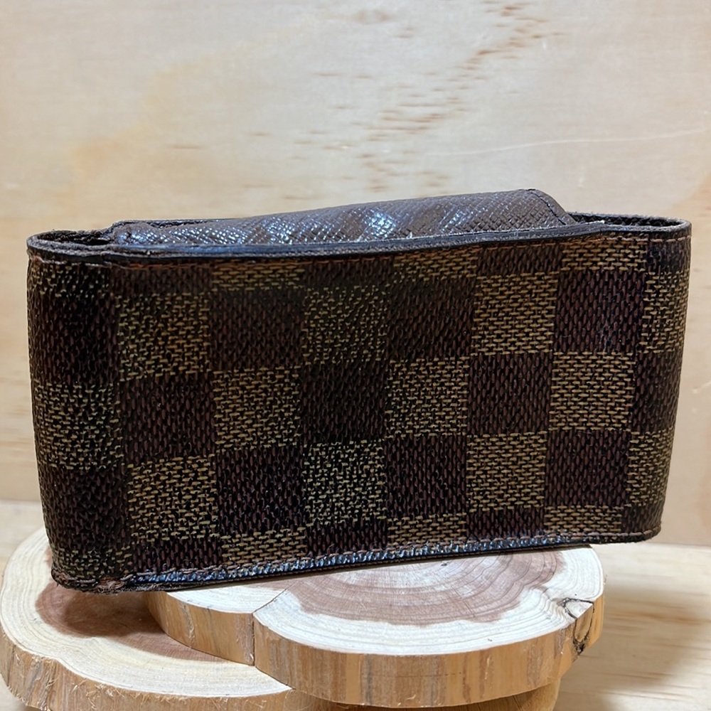 Pre-owned Authentic Louis Vuitton Damier Ebene Pouch/Cigarette Case - Picture 2 of 13